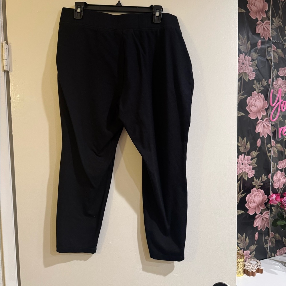 INC International Concepts Black Straight Leg Pants